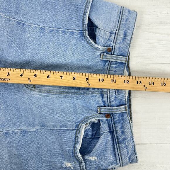 Abercrombie & Fitch Jeans 27 Curve Love 90s Straight Ultra High Rise Split Hem - Picture 12 of 16